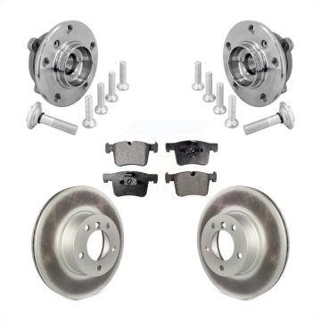 Front Hub Bearing Coat Brake Rotor Pads Kit For BMW 330i xDrive 230i 430i Gran Coupe 320i KBB-133085