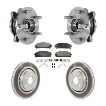 Front Hub Bearing Assembly Coated Brake Rotor And Pad Kit For 2020-2021 Toyota Avalon TRD KBB-133091