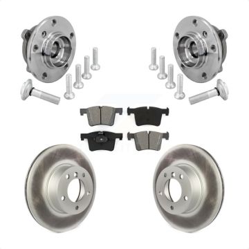 Front Hub Bearing Coat Brake Rotor Pads Kit For BMW 330i xDrive 230i 430i Gran Coupe 320i KBB-133221