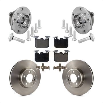 Front Hub Bearing Brake Rotor Pad Kit For BMW 330i xDrive 440i Gran Coupe 320i M240i 340i KBB-133482