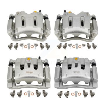 Front Rear Brake Caliper Left Right Side Kit For 2008-2012 Ford F-350 Super Duty F-250 KBC-100071