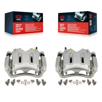 Front Disc Brake Caliper Left Right Side Kit For 2005-2012 Ford F-350 Super Duty F-250 KBC-100118