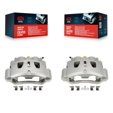 Front Disc Brake Caliper Kit For GMC Chevrolet Sierra 2500 HD Silverado 3500 Suburban KBC-100130