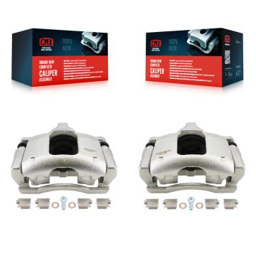 Front Disc Brake Caliper Left Right Side (Driver Passenger) Kit For Dodge Journey KBC-100165