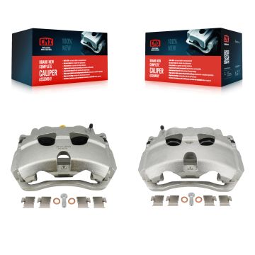 Front Disc Brake Caliper Left Right Side Kit For Ford E-350 Super Duty E-250 E-150 E-450 KBC-100168