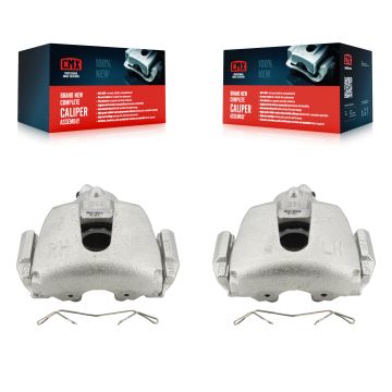 Front Disc Brake Caliper Left Right Side (Driver Passenger) Kit For Mazda 3 Sport KBC-100194