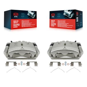 Front Disc Brake Caliper Left Right Side (Driver Passenger) Kit For 2009-2015 Honda Pilot KBC-100203
