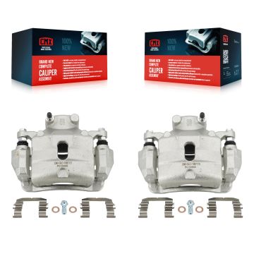 Front Brake Caliper Left Right Side (Driver Passenger) Kit For Hyundai Sonata Kia Optima KBC-100216