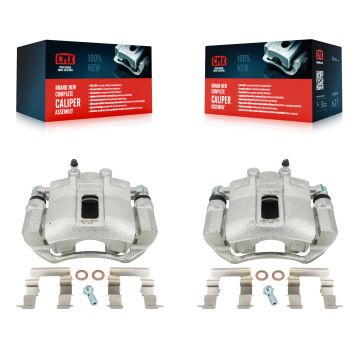 Front Disc Brake Caliper Kit For 2006-2011 Hyundai Accent Kia Rio Rio5 Dodge Attitude KBC-100229