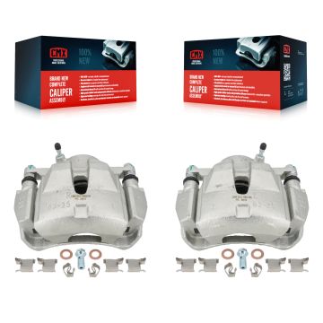 Front Disc Brake Caliper Assembly Left Right Side (Driver Passenger) Kit For Toyota RAV4 KBC-100235