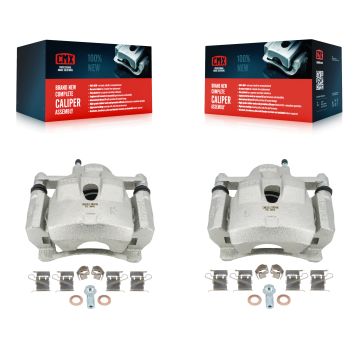 Front Disc Brake Caliper Assembly Left Right Side (Driver Passenger) Kit For Toyota Yaris KBC-100246