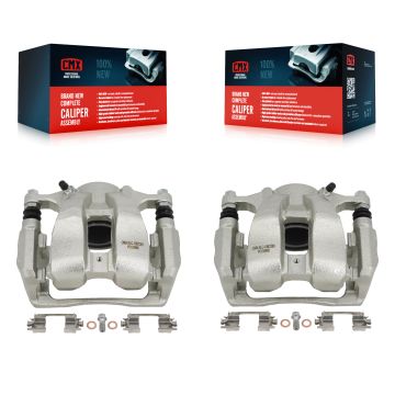 Front Disc Brake Caliper Left Right Side (Driver Passenger) Kit For 2016-2018 Acura RDX KBC-100257