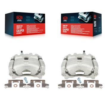 Front Disc Brake Caliper Left Right Side (Driver Passenger) Kit For Nissan Altima LEAF KBC-100261
