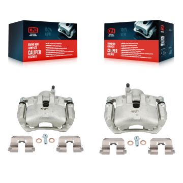 Front Disc Brake Caliper Left Right Side (Driver Passenger) Kit For 2012 Hyundai Veloster KBC-100265