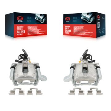 Rear Brake Caliper Left Right Side (Driver Passenger) Kit For Volkswagen Jetta Audi A3 KBC-100309