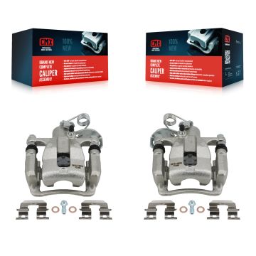 Rear Brake Caliper Left Right Side (Driver Passenger) Kit For 2012-2016 Hyundai Accent KBC-100326