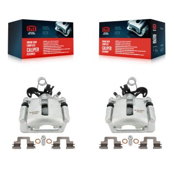 Rear Disc Brake Caliper Left Right Side (Driver Passenger) Kit For Audi A4 Quattro KBC-100329