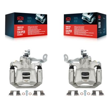 Rear Disc Brake Caliper Left Right Side (Driver Passenger) Kit For 2014-2015 Mazda 6 KBC-100381