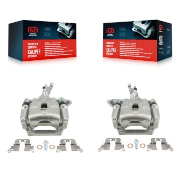 Rear Disc Brake Caliper Left Right Side (Driver Passenger) Kit For 2013-2015 Mazda CX-5 KBC-100391