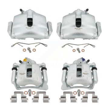 Front Rear Brake Caliper Left Right Side (Driver Passenger) Kit For Volkswagen CC Passat KBC-100467