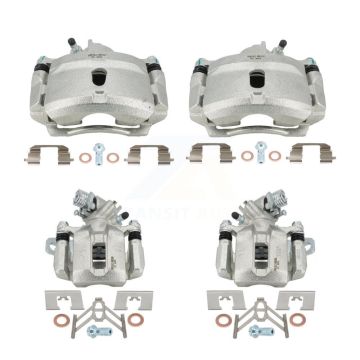 Front Rear Disc Brake Caliper Left Right Side (Driver Passenger) Kit For Honda Civic KBC-100469