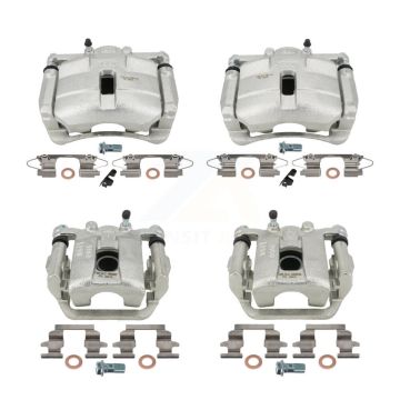 Front Rear Brake Caliper Left Right Side (Driver Passenger) Kit For Nissan Rogue Sport KBC-100490