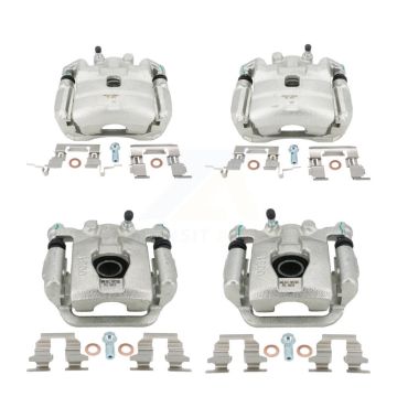 Front Rear Brake Caliper Left Right Side (Driver Passenger) Kit For Nissan Sentra Juke KBC-100497
