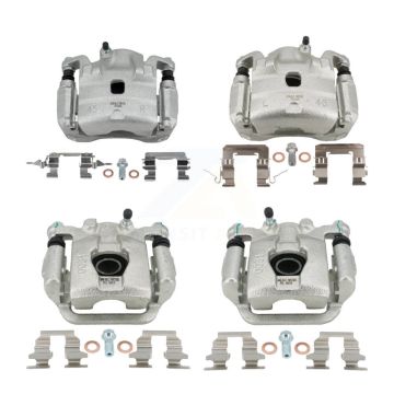 Front Rear Brake Caliper Left Right Side Kit For 2007-2010 Nissan Sentra SE-R with 2.5L KBC-100498