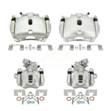 Front Rear Brake Caliper Left Right (Driver Passenger) Kit For Honda Civic Acura ILX 2.4L KBC-100502