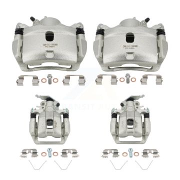 Front Rear Disc Brake Caliper Left Right Side (Driver Passenger) Kit For Honda Accord KBC-100504