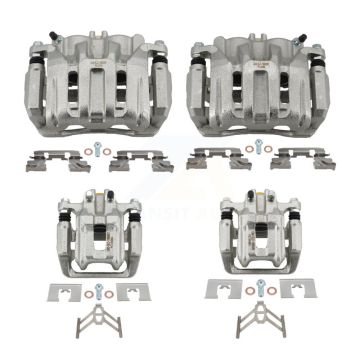Front Rear Brake Caliper Left Right Side (Driver Passenger) Kit For Honda CR-V Crosstour KBC-100511