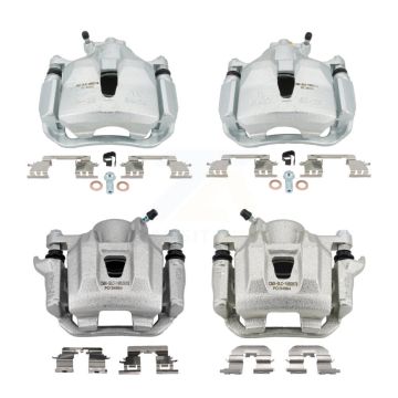 Front Rear Brake Caliper Left Right Driver Passenger Side Kit For 2004-2010 Toyota Sienna KBC-100571