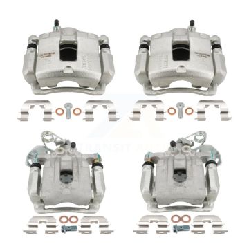 Front Rear Brake Caliper Kit For 17-20 Hyundai Elantra 2.0L Vehicles Manufactured In USA KBC-100576