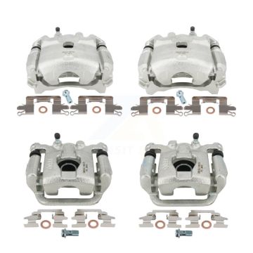 Front Rear Disc Brake Caliper Left Right Side (Driver Passenger) Kit For Nissan Altima KBC-100581