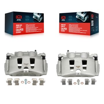 Front Brake Caliper Left Right Side (Driver Passenger) Kit For Jeep Wrangler Gladiator KBC-100611
