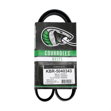 Serpentine Belt KBR-5040343 For Toyota 4Runner Tacoma BMW X5 Corolla Acura Integra Honda Civic CRX