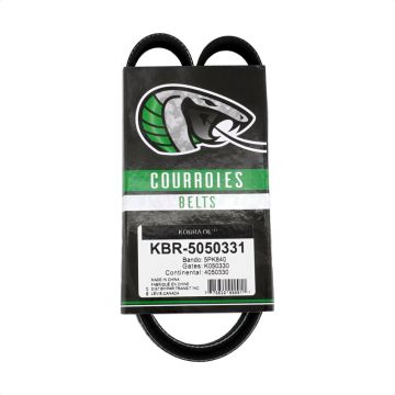 Main Drive Serpentine Belt KBR-5050331 For 2013 Chevrolet Spark 33" Length