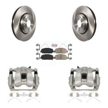 Front Disc Brake Caliper Rotors And Ceramic Pads Kit For Honda Accord KC8-100004N