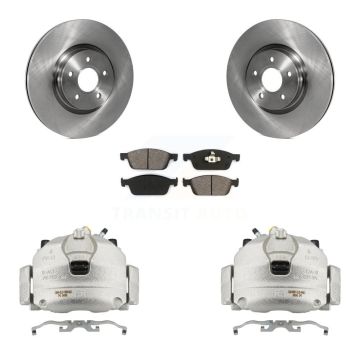 Front Brake Caliper Rotors Semi-Metallic Pad Kit For Ford Escape Transit Connect Lincoln KC8-100004S