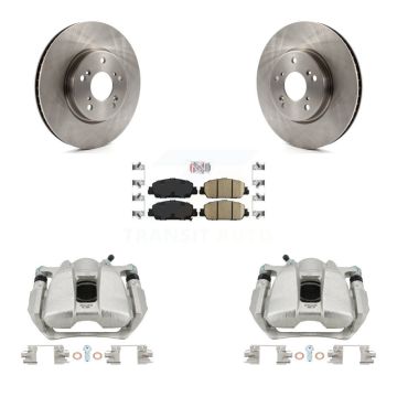 Front Disc Brake Caliper Rotors And Ceramic Pads Kit For Honda Accord KC8-100005N