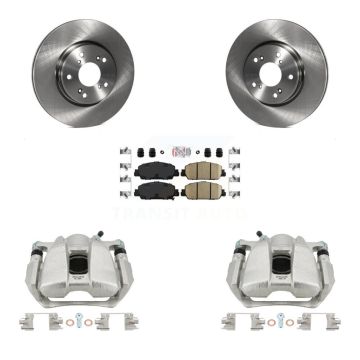 Front Disc Brake Caliper Rotors And Ceramic Pads Kit For Honda HR-V Accord KC8-100008N