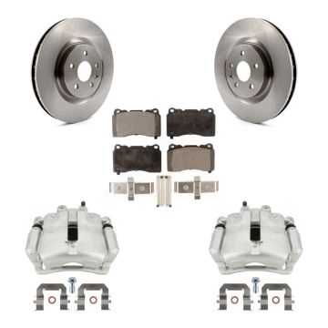 Front Brake Caliper Rotor And Semi-Metallic Pad Kit For Buick Regal With Brembo Calipers KC8-100022P