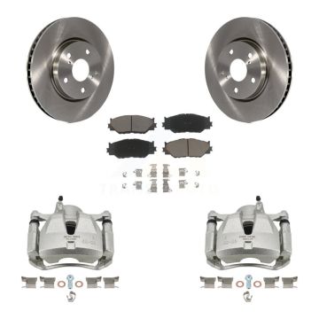 Front Disc Brake Caliper Rotors And Ceramic Pads Kit For Lexus IS250 KC8-100029C