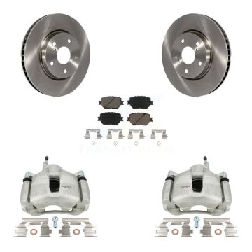 Front Disc Brake Caliper Rotors And Ceramic Pads Kit For Lexus IS250 KC8-100031C
