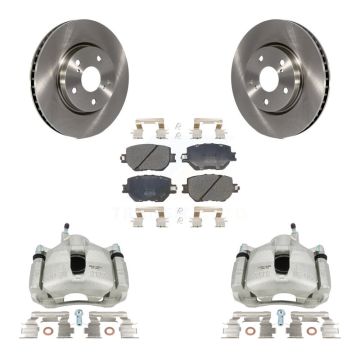 Front Disc Brake Caliper Rotors And Semi-Metallic Pads Kit For Lexus IS250 KC8-100031P
