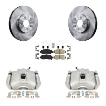 Front Disc Brake Caliper Rotors And Ceramic Pads Kit For Honda Accord Acura TSX TL CL KC8-100034N
