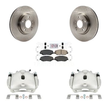 Front Disc Brake Caliper Rotors And Ceramic Pads Kit For Honda Civic Acura ILX KC8-100039N