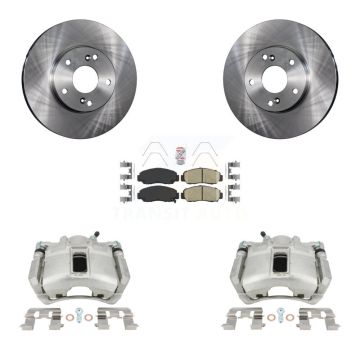 Front Disc Brake Caliper Rotors And Ceramic Pads Kit For Honda Accord KC8-100043N