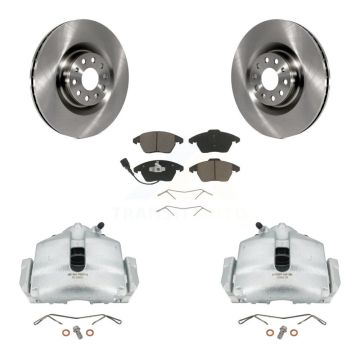 Front Disc Brake Caliper Rotor And Ceramic Pad Kit For Volkswagen CC GTI Audi A3 Quattro KC8-100045C