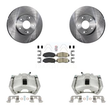 Front Disc Brake Caliper Rotors And Ceramic Pads Kit For Honda Accord KC8-100045N